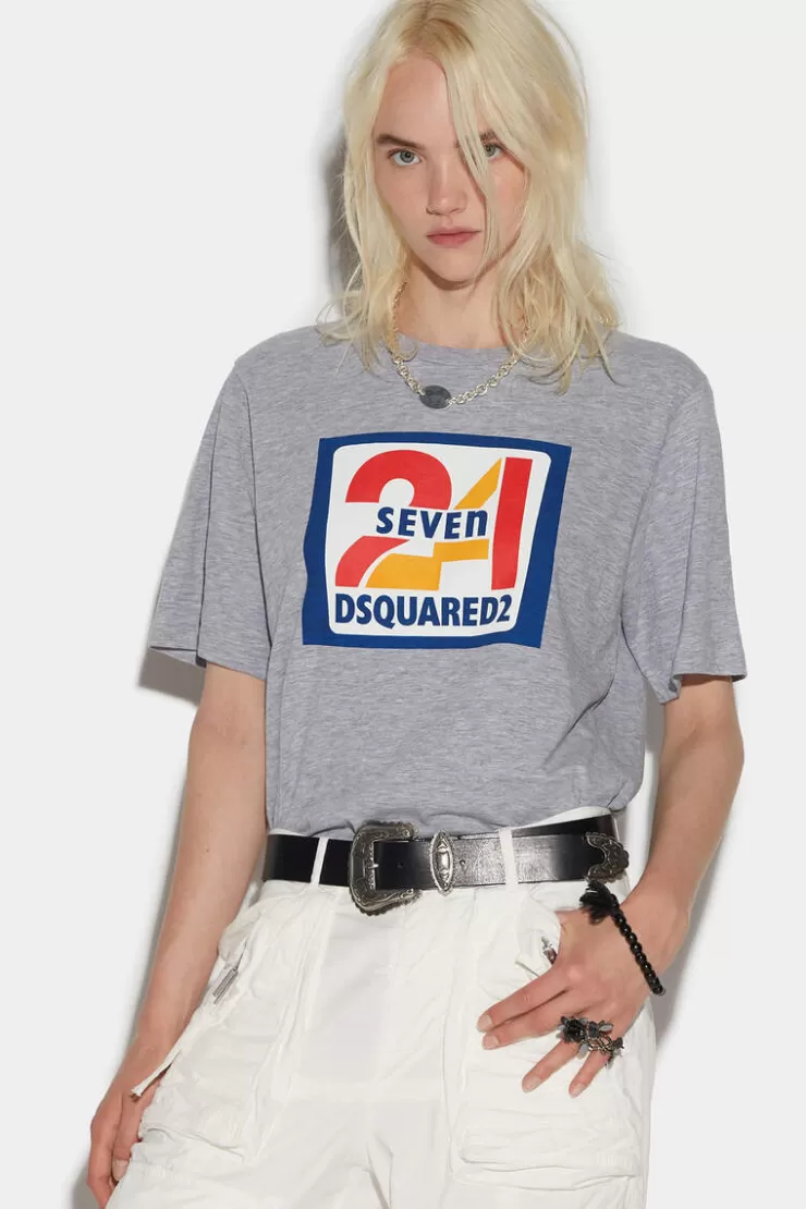Dsquared2 24Seven Easy T-Shirt>Donna Top & T-Shirt