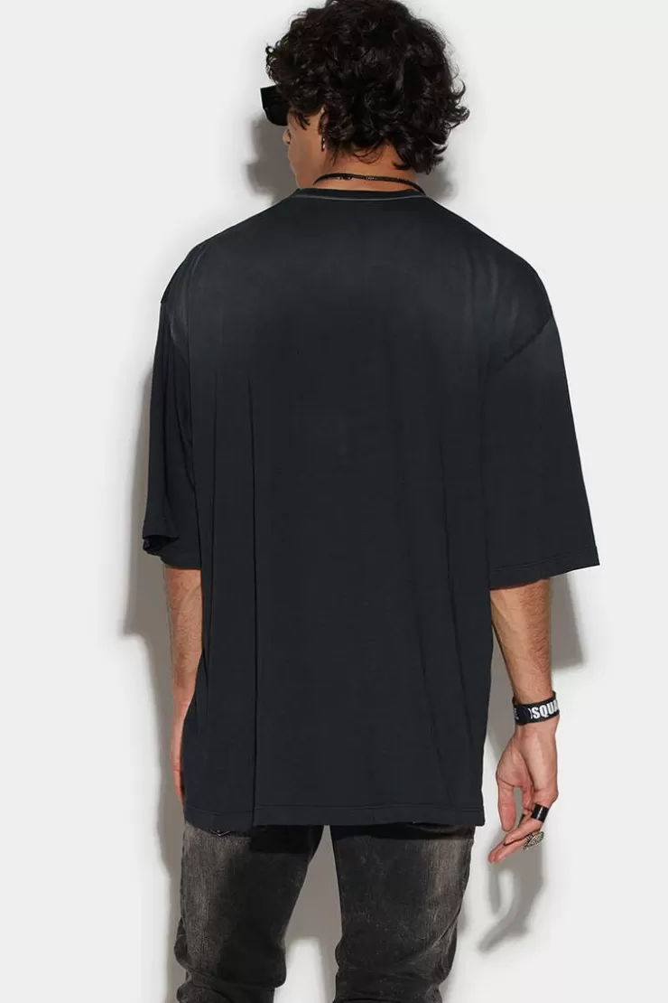 Dsquared2 After Midnight Goth Skater T-Shirt>Uomo T-Shirt & Polo