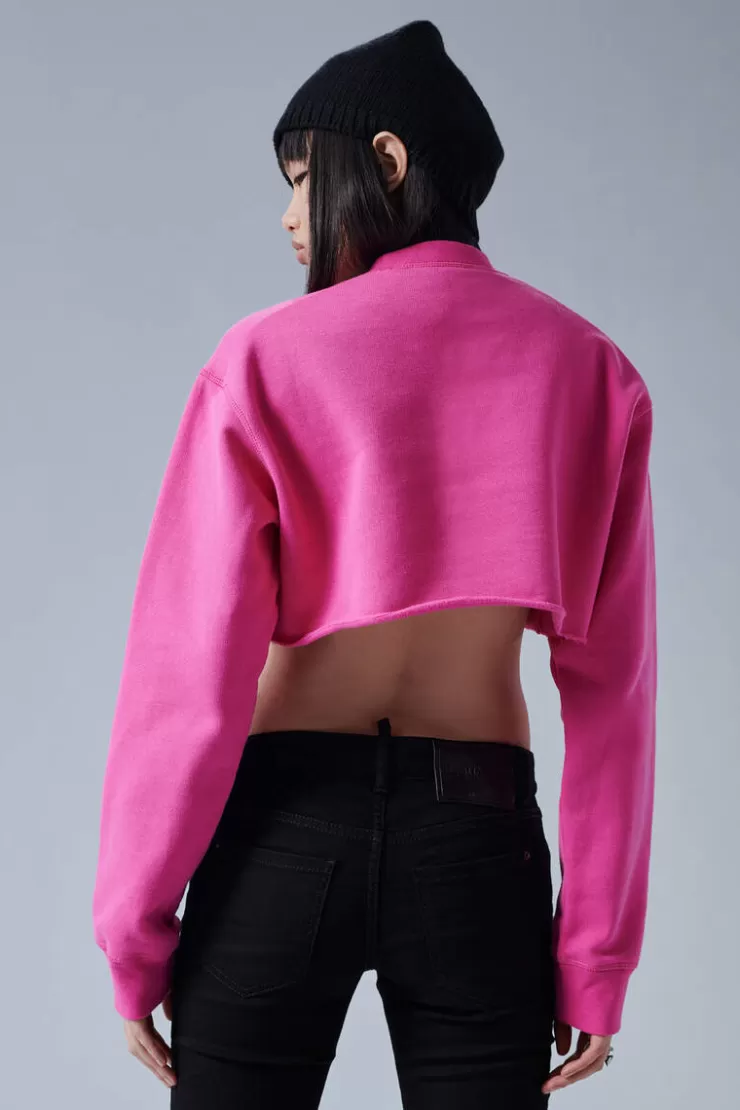 Dsquared2 Be Icon Cool Cropped Sweater>Donna Felpe