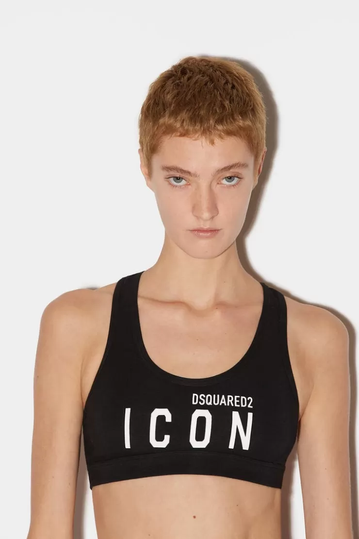 Dsquared2 Be Icon Sport Bra>Donna Intimo