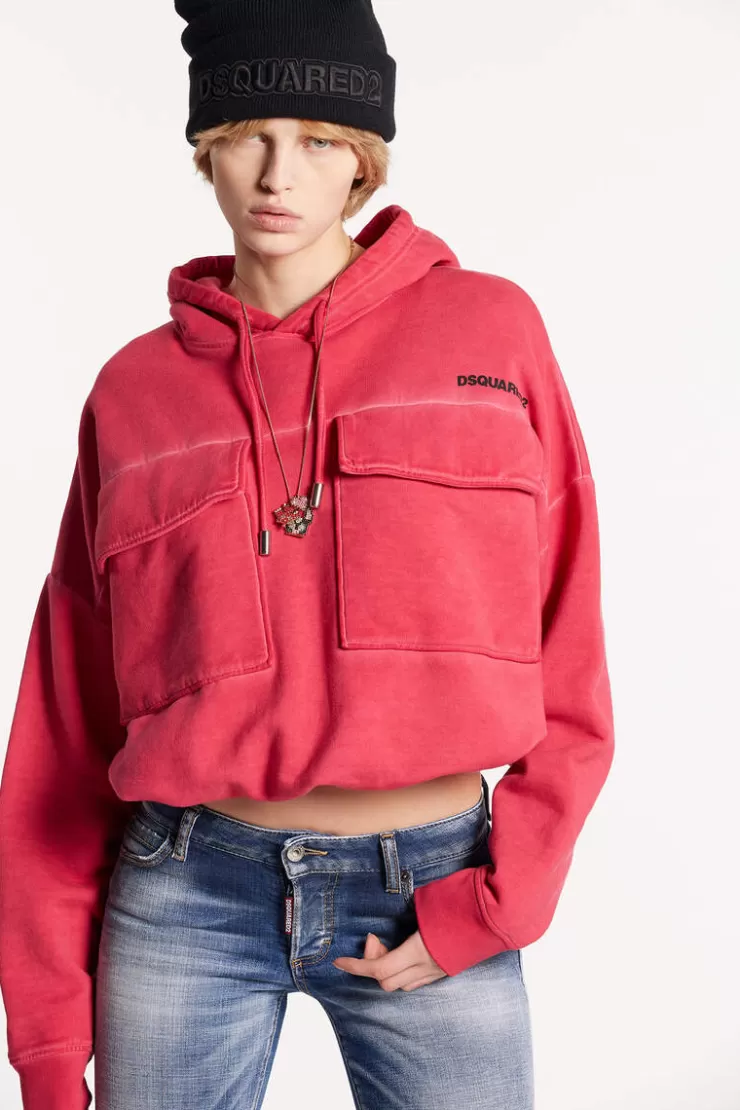 Dsquared2 Best Fade Dyed K2 Hoodie>Donna Felpe
