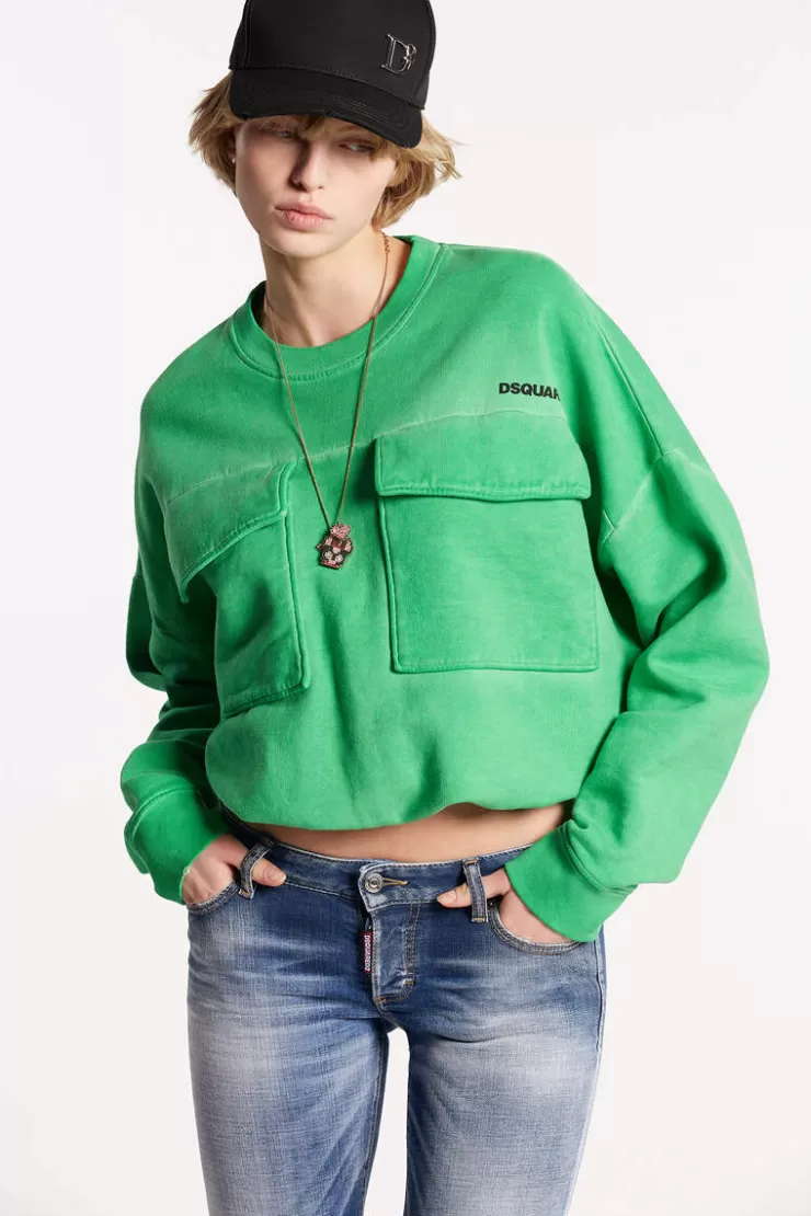 Dsquared2 Best Fade Dyed K2 Sweatshirt>Donna Felpe