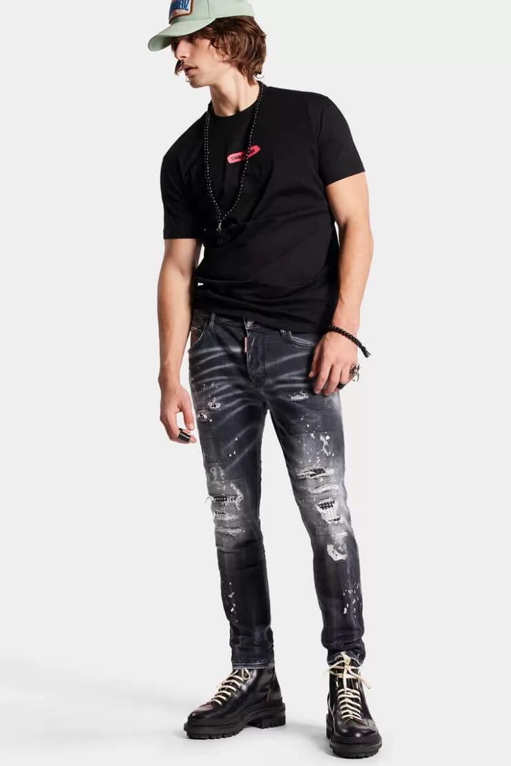 Dsquared2 Black Wash Skater Jeans>Uomo Jeans