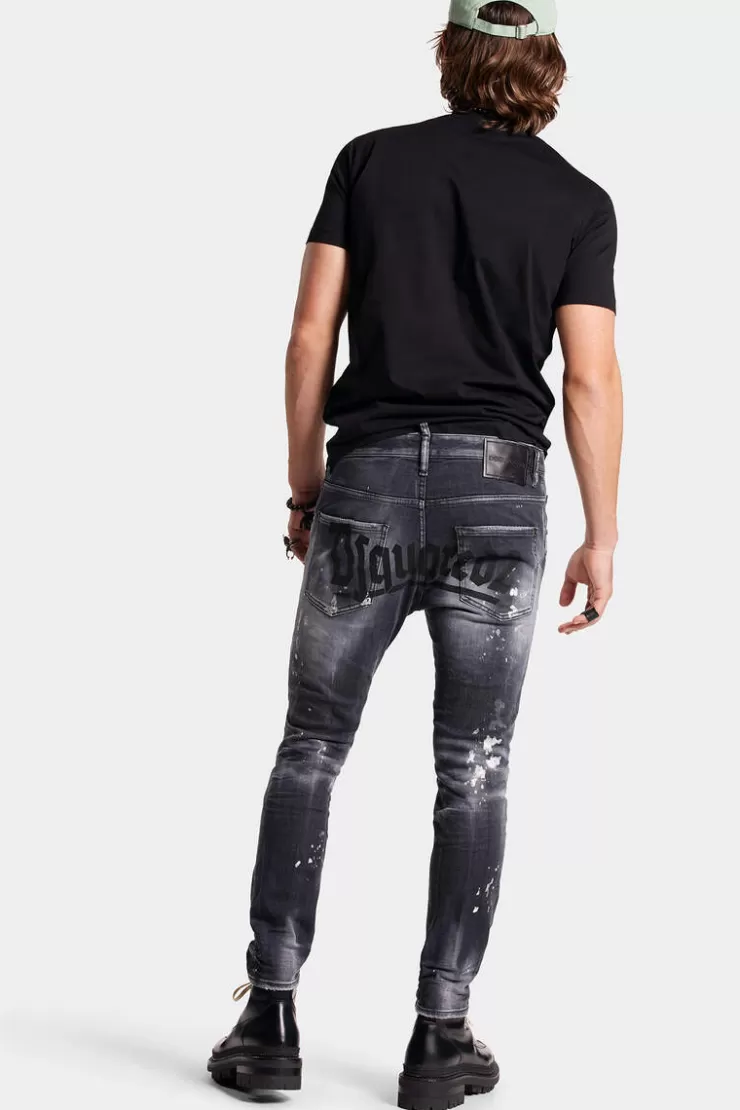 Dsquared2 Black Wash Skater Jeans>Uomo Jeans