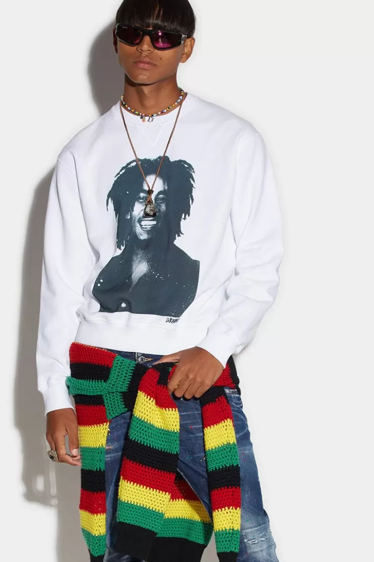 Dsquared2 Bob Marley Cool Sweatshirt>Uomo Felpe