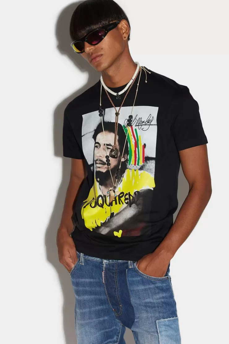 Dsquared2 Bob Marley Cool T-Shirt>Uomo T-Shirt & Polo