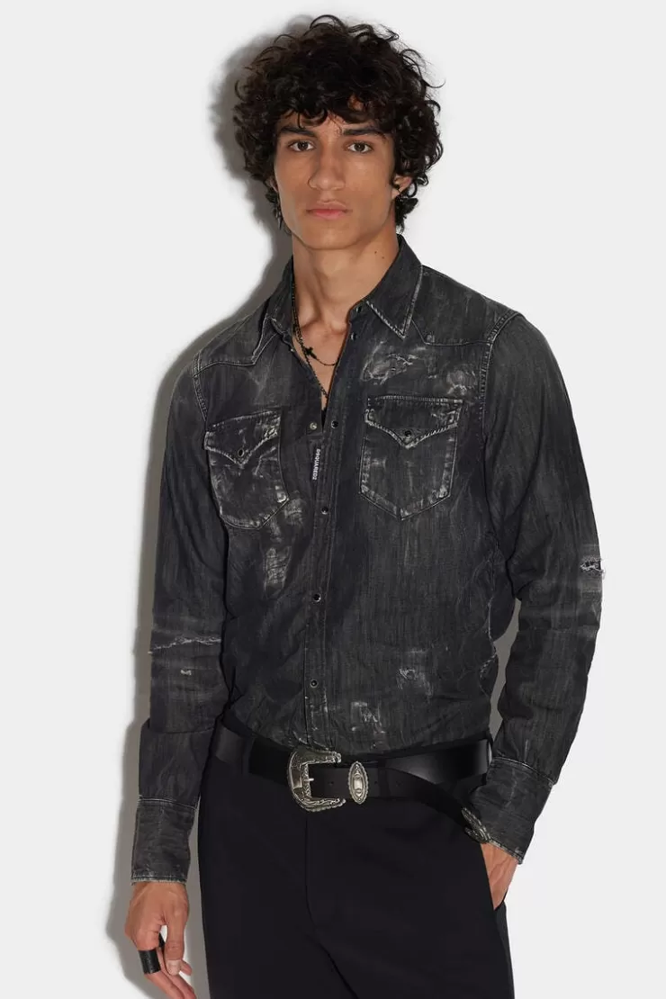 Dsquared2 Classic Western Shirt>Uomo Camicie
