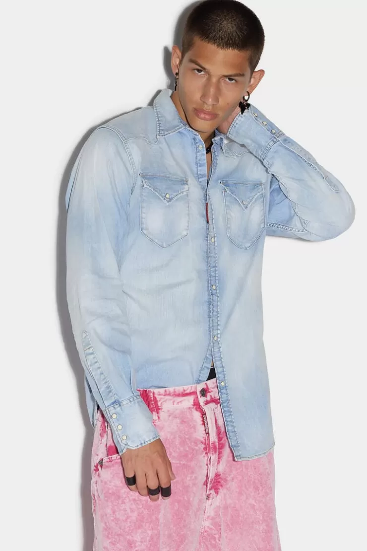 Dsquared2 Classic Western Shirt>Uomo Camicie