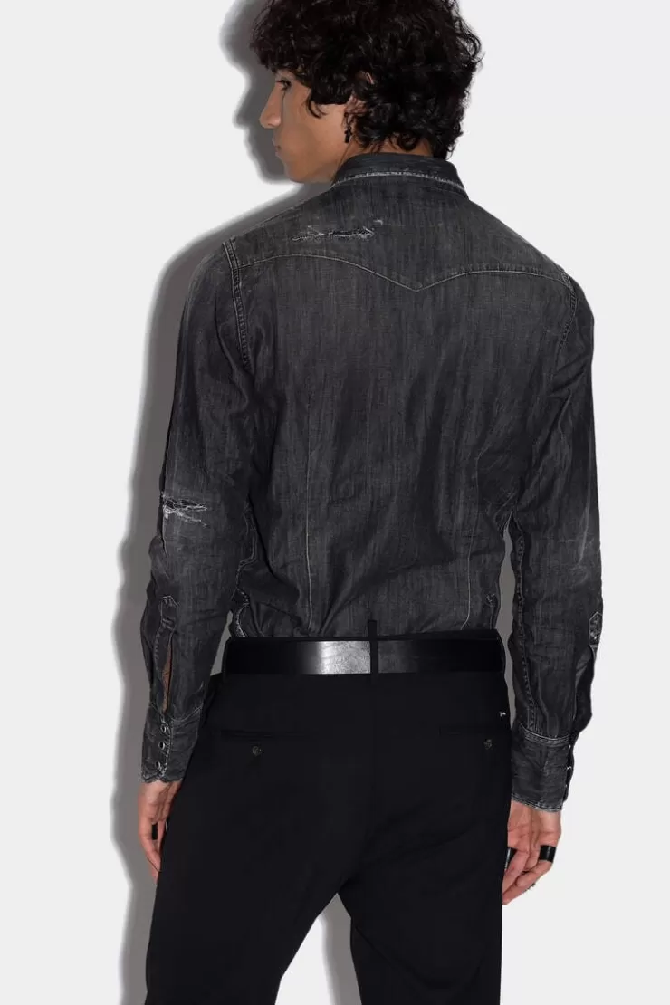 Dsquared2 Classic Western Shirt>Uomo Camicie