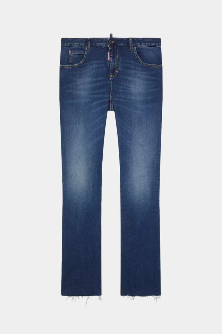 Dsquared2 Clean Proper Wash Medium Waist Flare Jeans>Donna Jeans