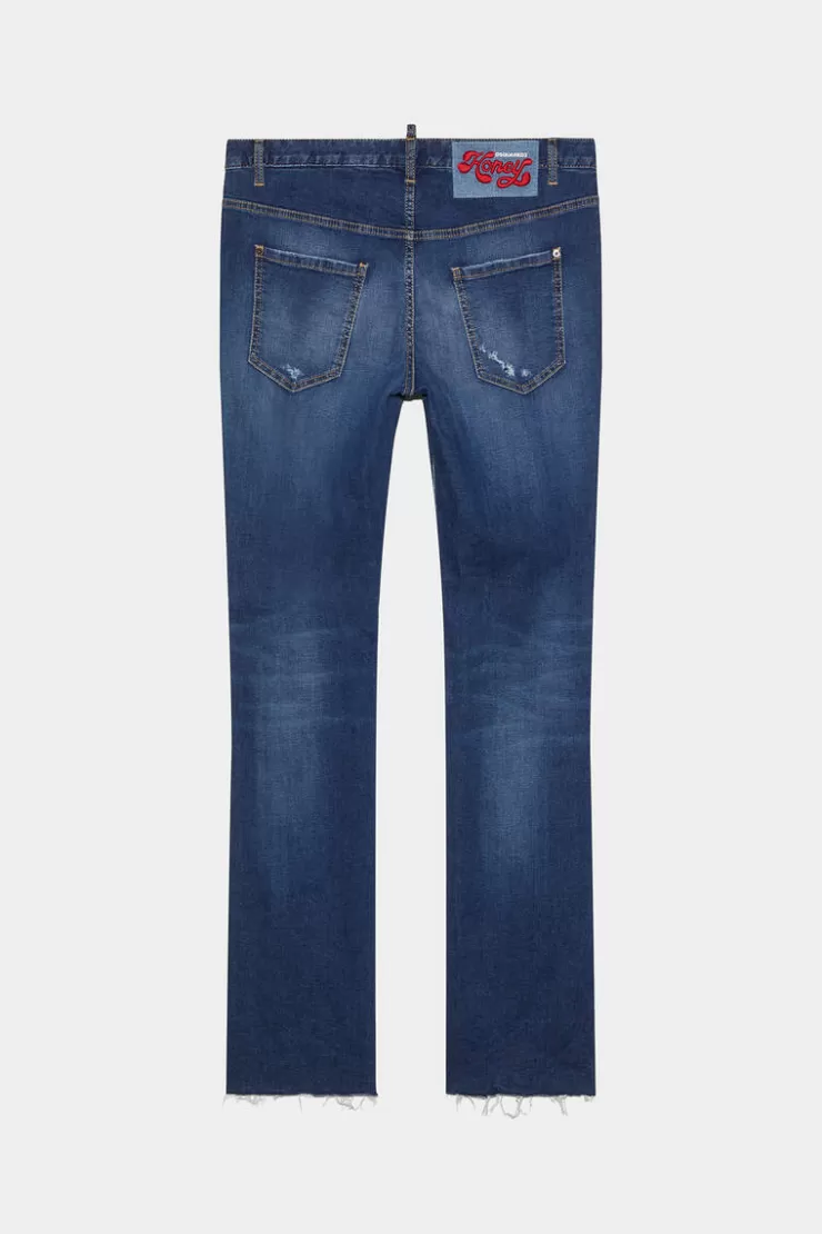 Dsquared2 Clean Proper Wash Medium Waist Flare Jeans>Donna Jeans