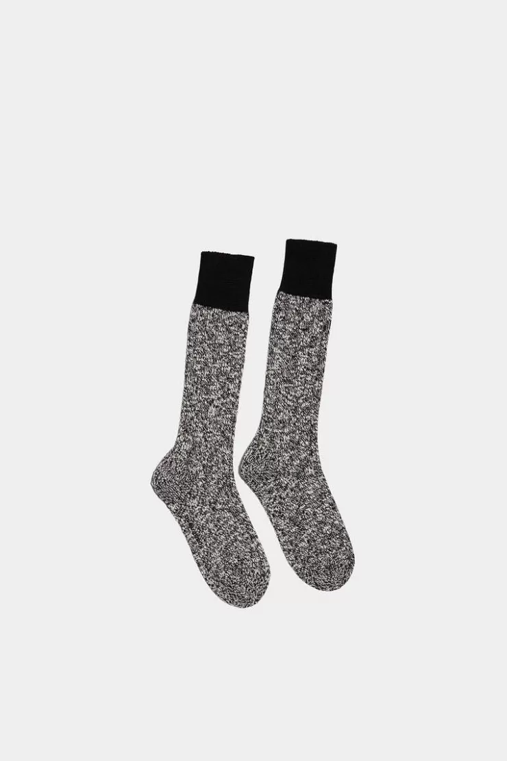 Dsquared2 Colour Block Mid-Crew Socks>Uomo Intimo