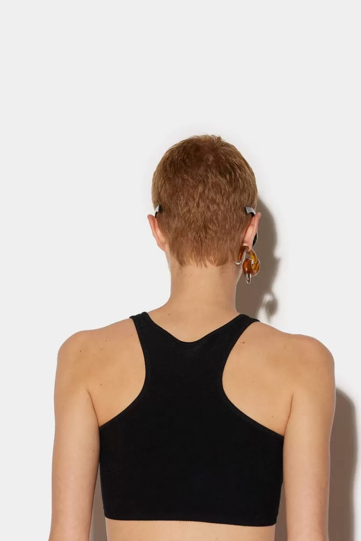 Dsquared2 Cut-Out Bikini Top>Donna Top & T-Shirt