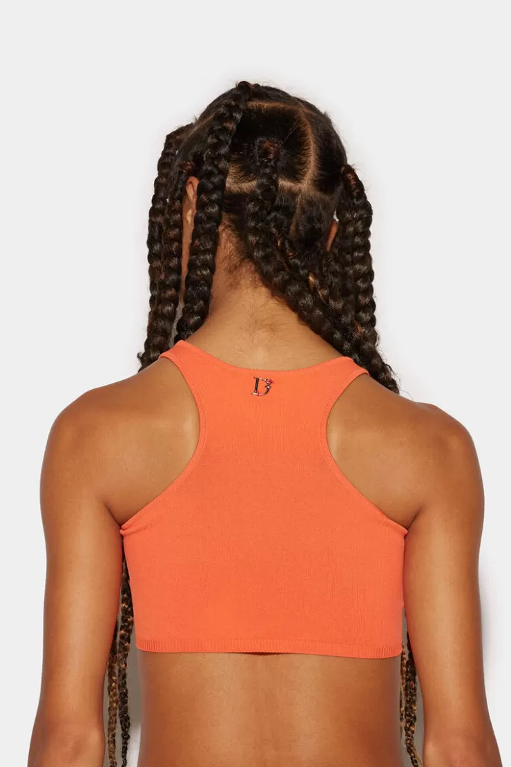Dsquared2 Cut-Out Bikini Top>Donna Top & T-Shirt