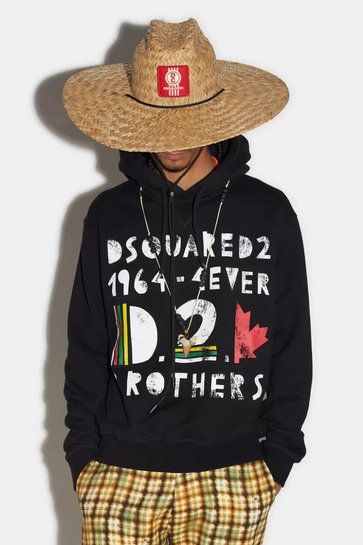 Dsquared2 D2 Bros Cool Hoodie>Uomo Felpe