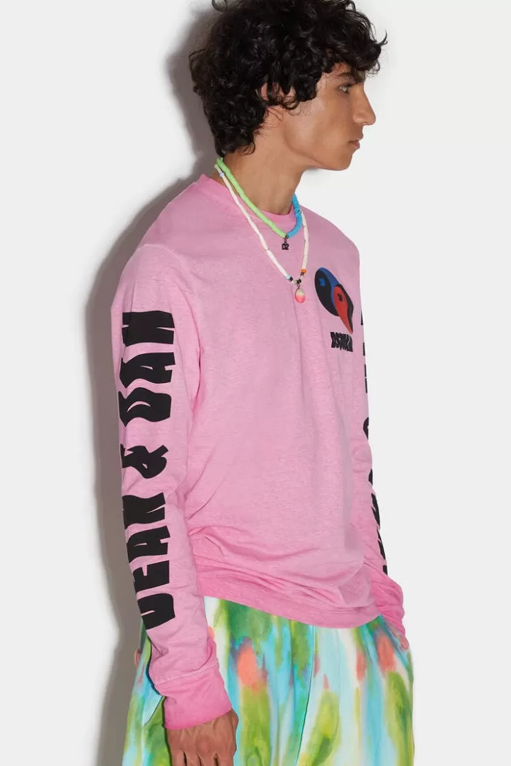 Dsquared2 D2 Bros Over Surf T-Shirt>Uomo T-Shirt & Polo