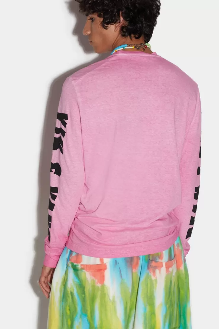 Dsquared2 D2 Bros Over Surf T-Shirt>Uomo T-Shirt & Polo