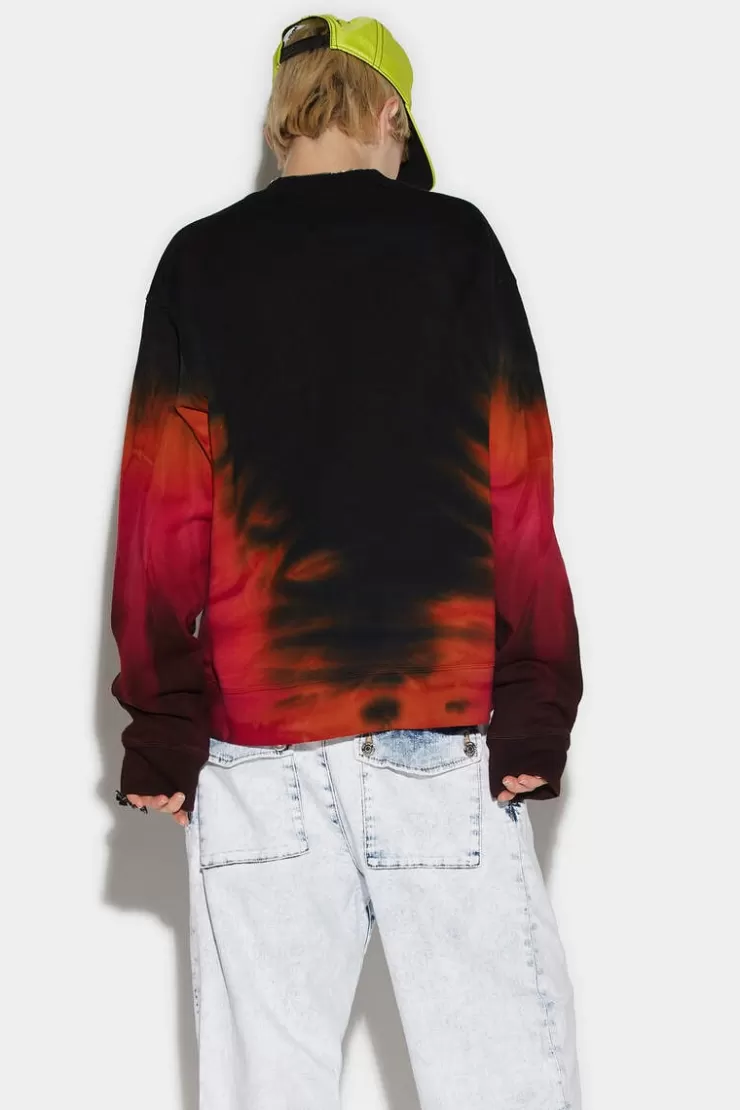 Dsquared2 D2 Flame Cool Sweatshirt>Donna Felpe