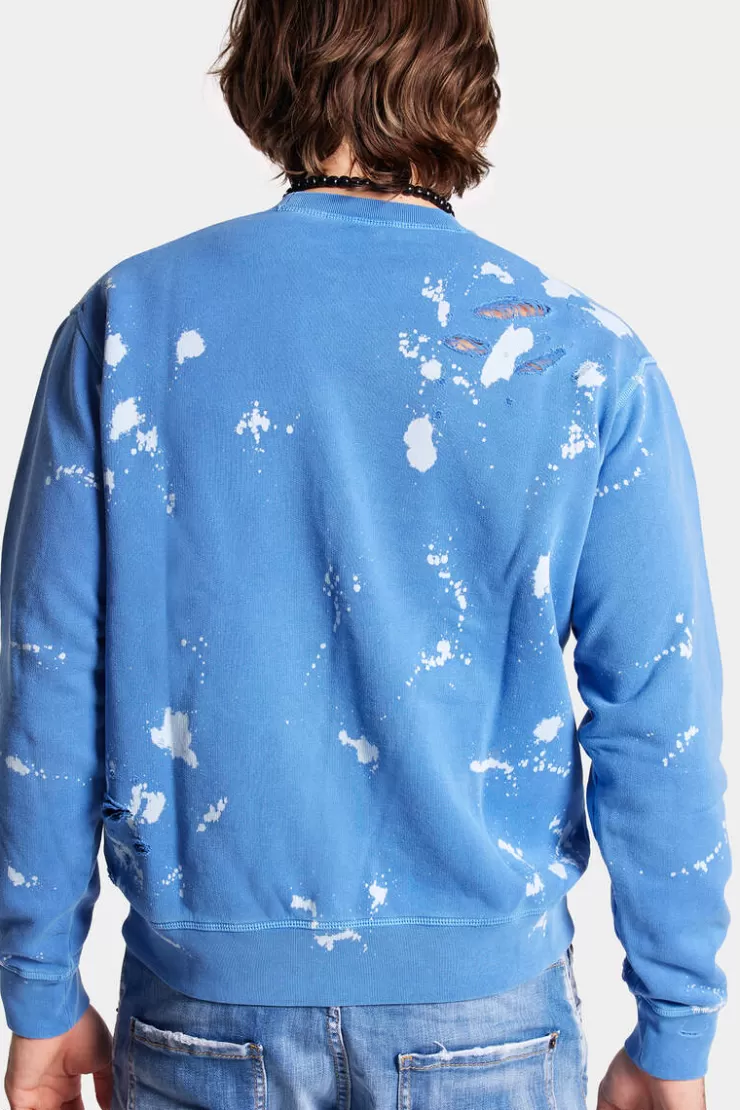 Dsquared2 D2 Goth Foam Cool Sweatshirt>Uomo Felpe
