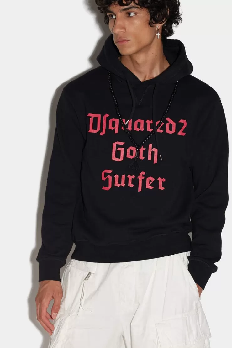 Dsquared2 D2 Gothsurfer Hoodie>Uomo Felpe