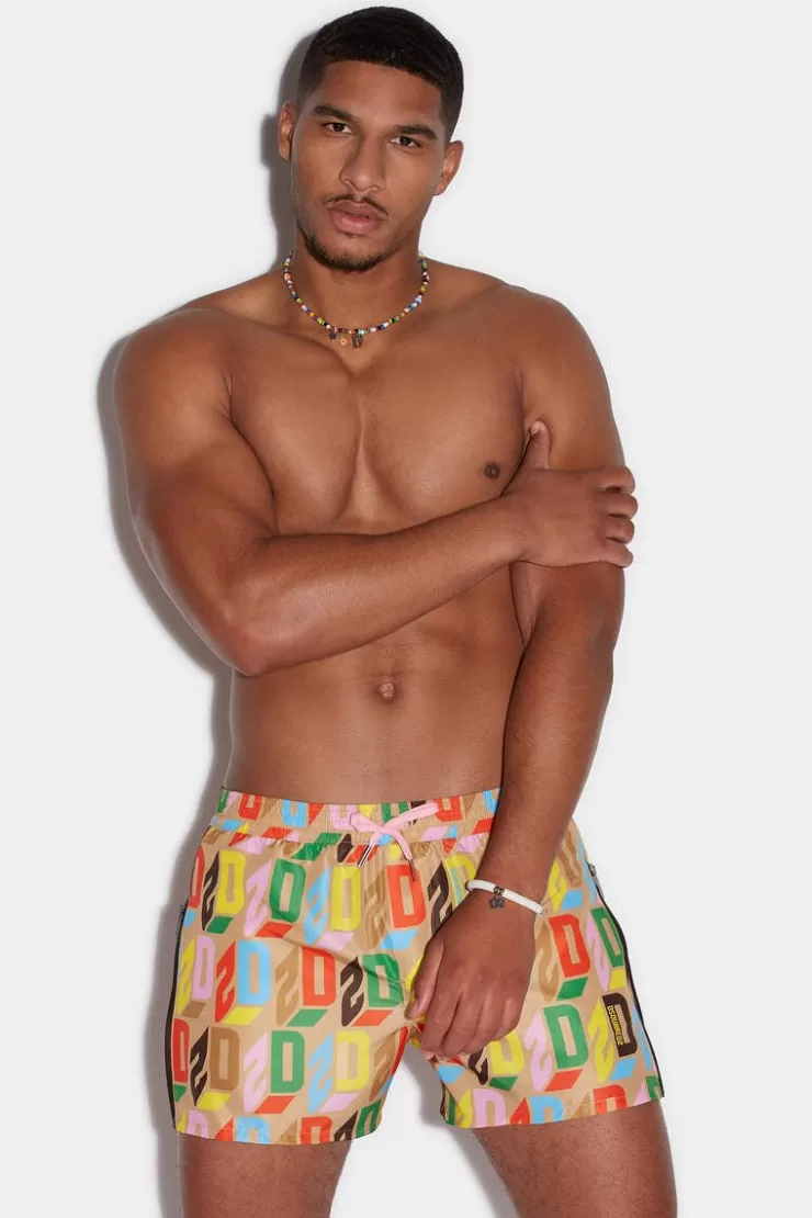 Dsquared2 D2 Monogram Boxer Midi>Uomo Costumi