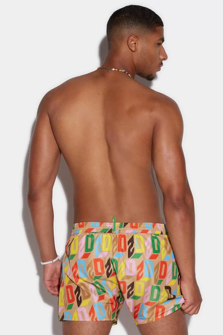 Dsquared2 D2 Monogram Boxer Midi>Uomo Costumi