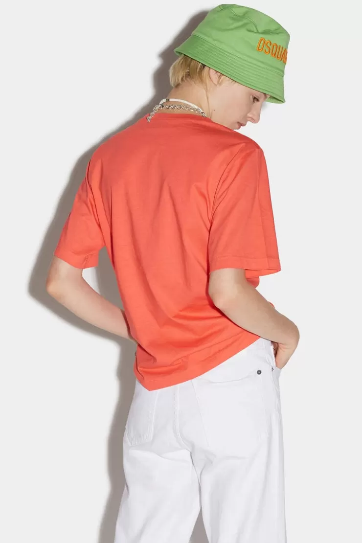 Dsquared2 D2 On The Wave Easy T-Shirt>Donna Top & T-Shirt