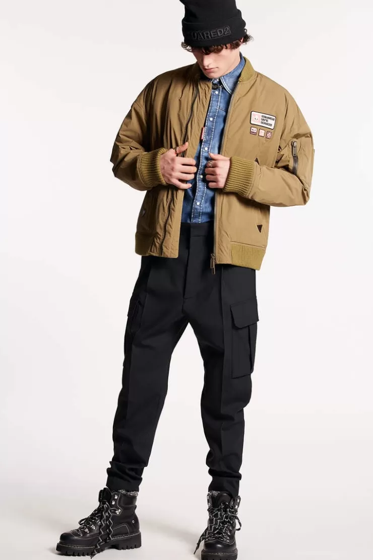 Dsquared2 D2 One Pleat Aviator Pants>Uomo Pantaloni