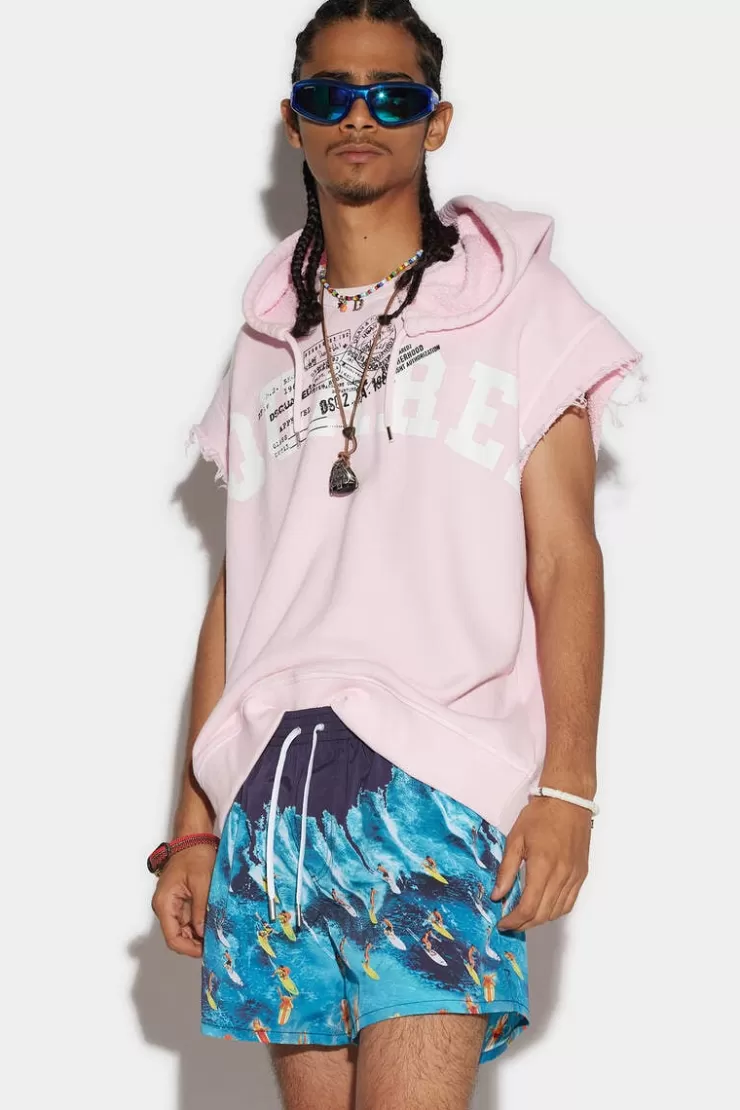 Dsquared2 D2 Passport Adriana Tank Hoodie>Uomo Felpe