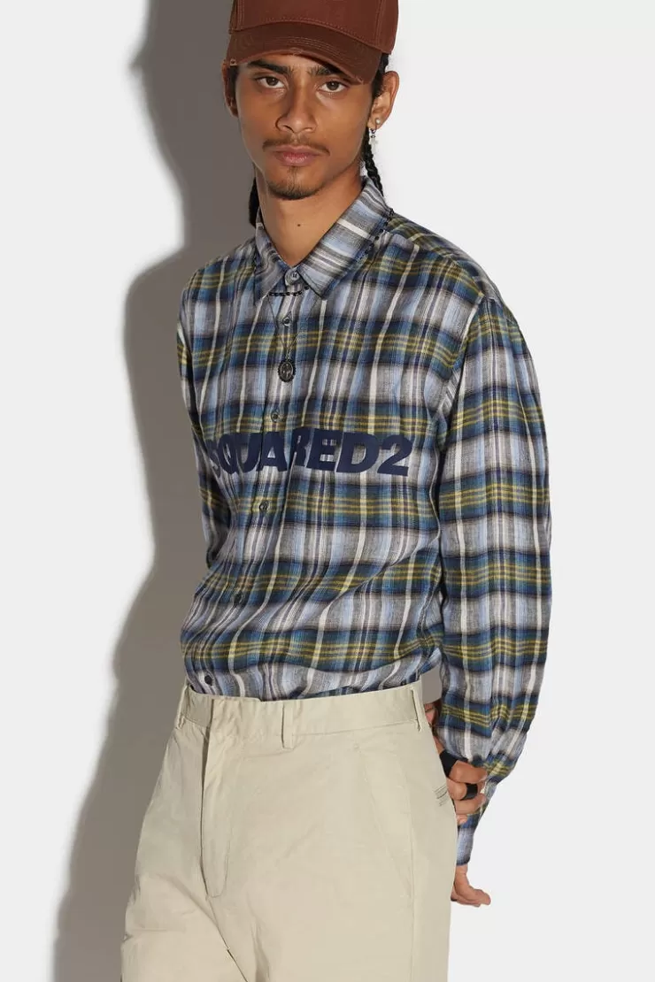 Dsquared2 D2 Relaxed Dan Shirt>Uomo Camicie