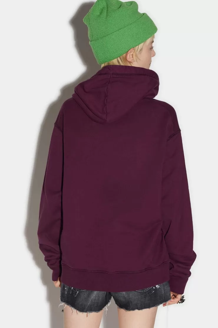 Dsquared2 D2 Reverse Cool Hoodie>Donna Felpe