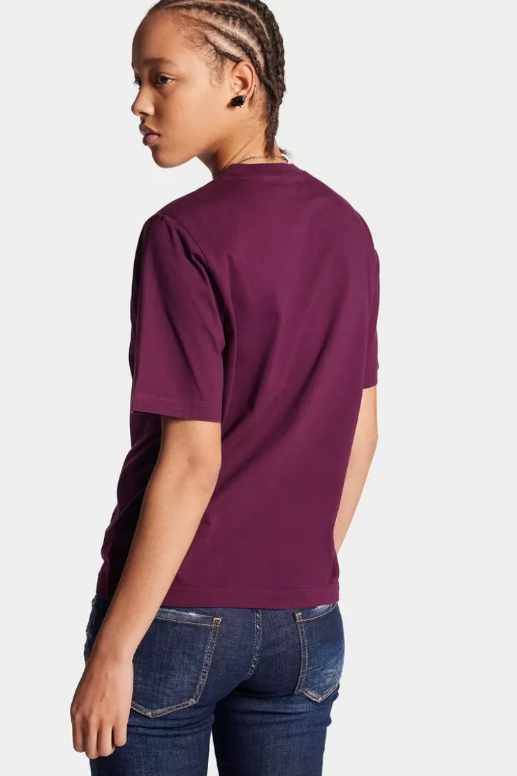 Dsquared2 D2 Reverse Easy T-Shirt>Donna Top & T-Shirt