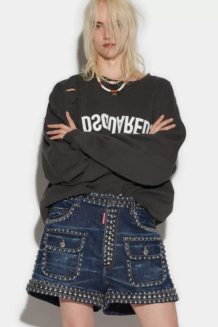 Dsquared2 D2 Reverse Tiger Sweatshirt>Donna Felpe