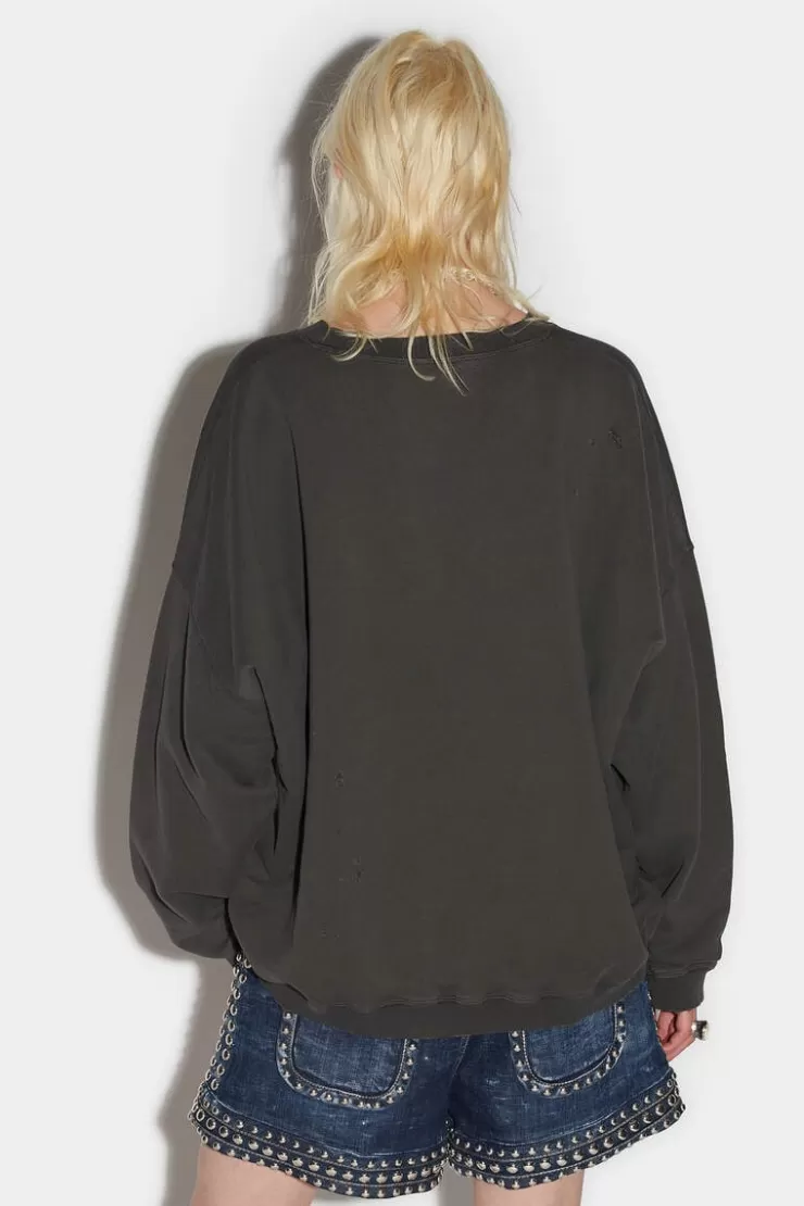 Dsquared2 D2 Reverse Tiger Sweatshirt>Donna Felpe