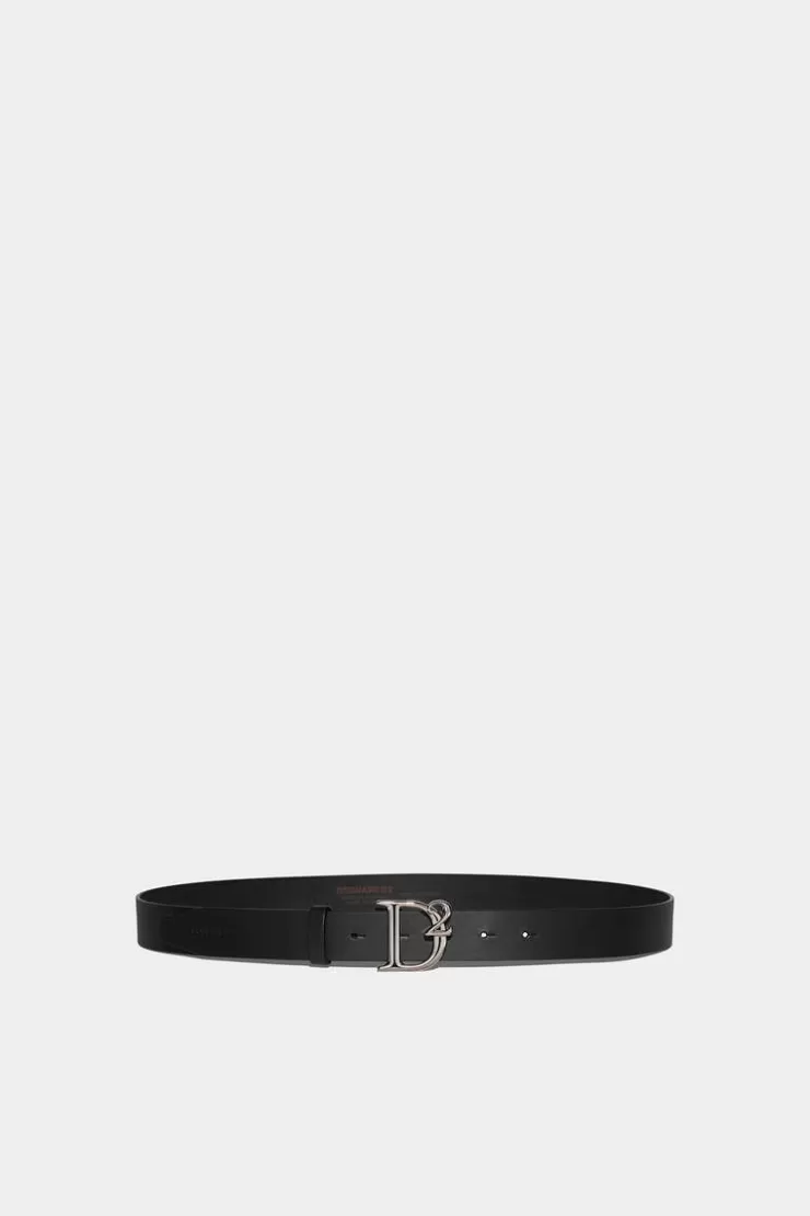 Dsquared2 D2 Statement Plaque Belt>Uomo Cinture