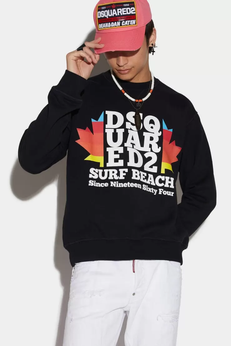 Dsquared2 D2 Surf Beach Cool Sweatshirt>Uomo Felpe