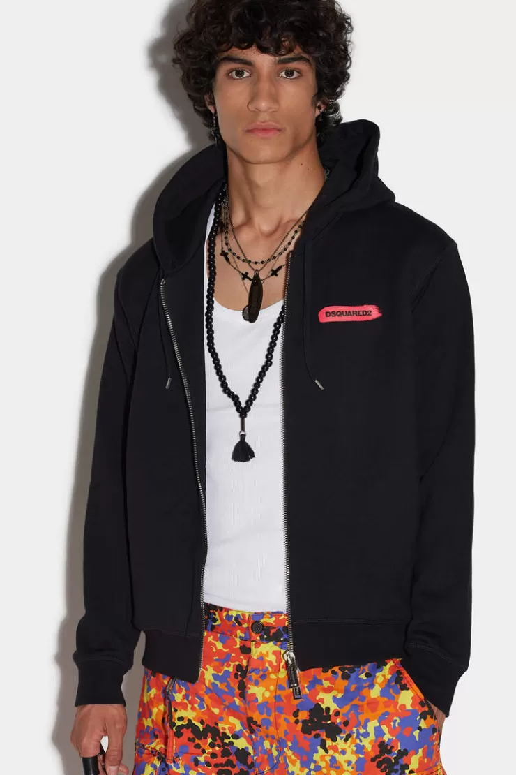 Dsquared2 D2 Surf Zip Cool Zip Hoodie>Uomo Felpe