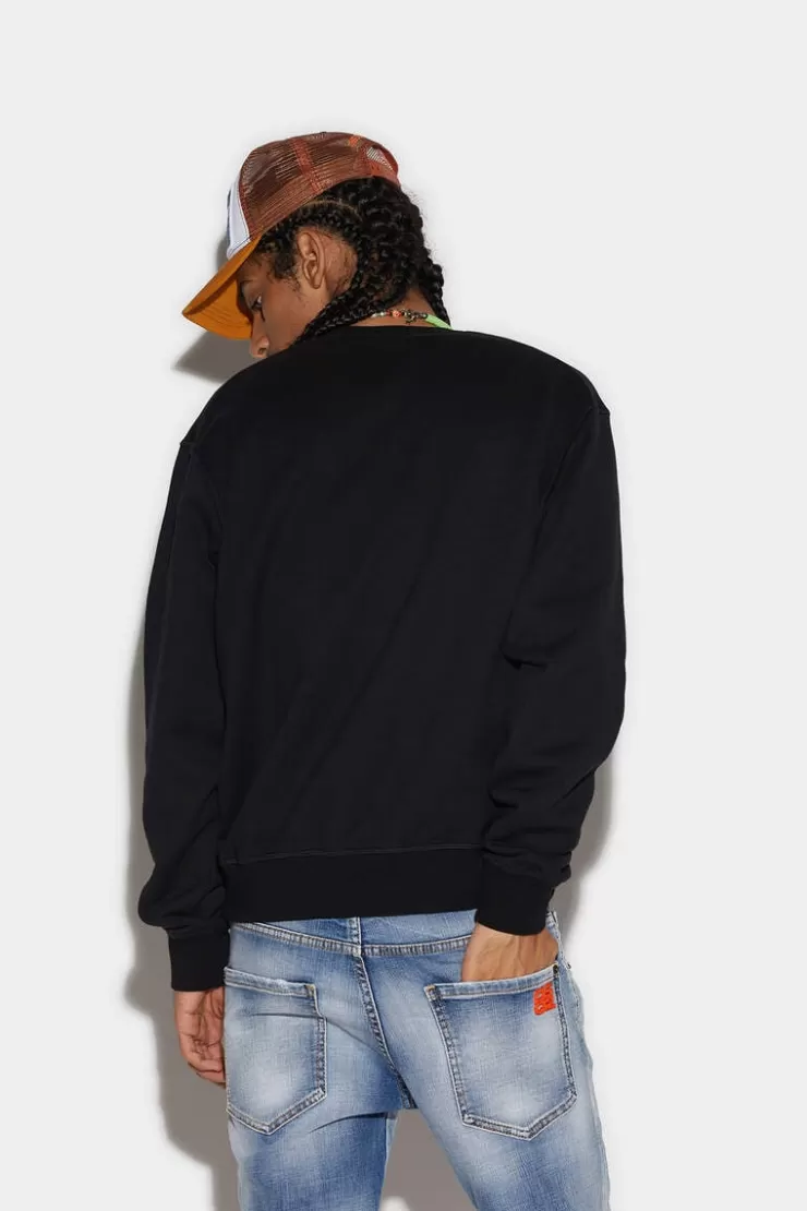 Dsquared2 D2 Surfer Club Cool Sweatshirt>Uomo Felpe
