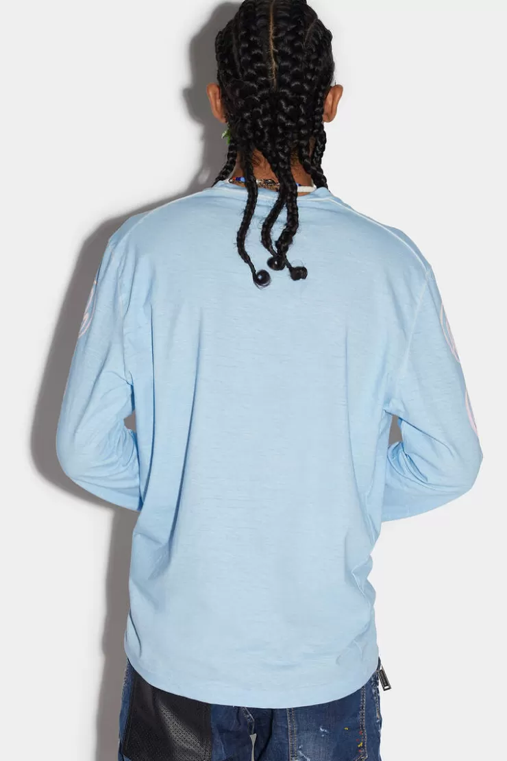 Dsquared2 D2 Surfer Club Over Surf T-Shirt>Uomo T-Shirt & Polo
