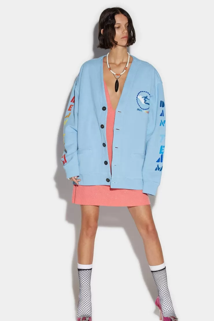 Dsquared2 D2 Surfteam Zip Sweatshirt>Donna Felpe