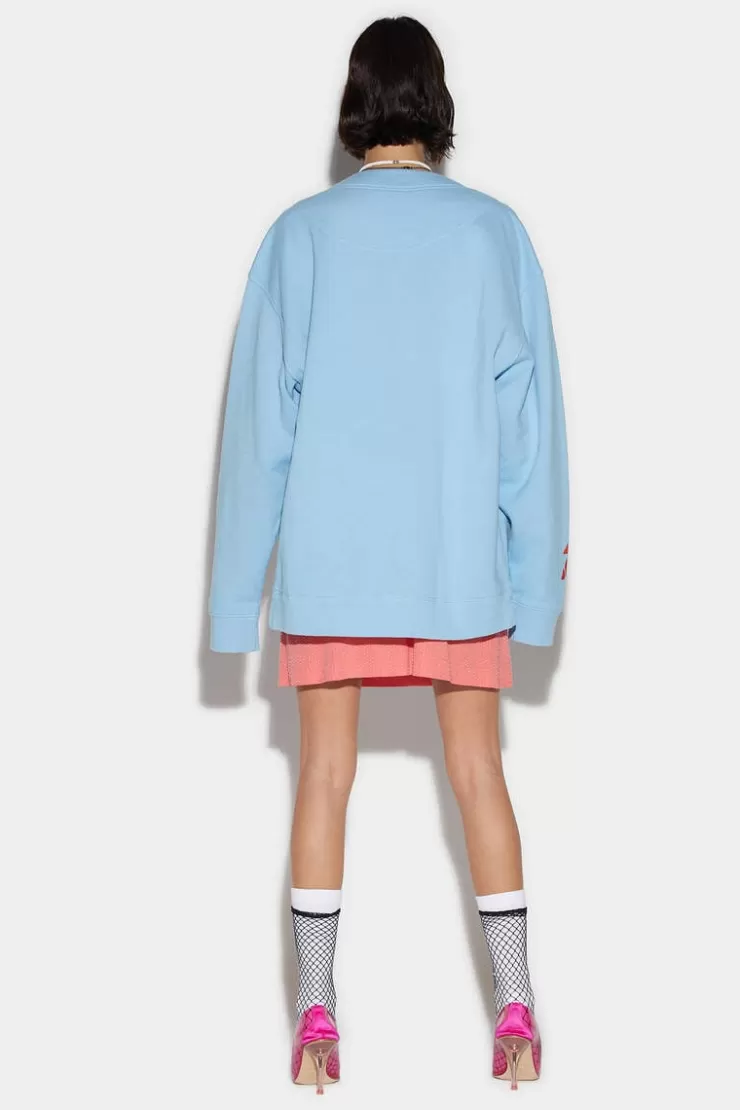 Dsquared2 D2 Surfteam Zip Sweatshirt>Donna Felpe