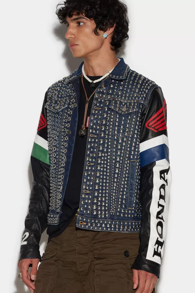 Dsquared2 Dark Clean Wash Classic Jean Vest>Uomo Cappotti & Giubbotti