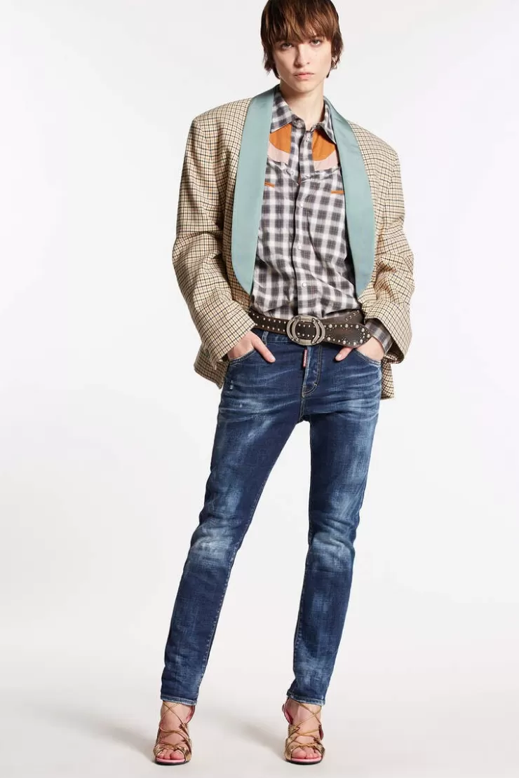 Dsquared2 Dark Clean Wash Cool Girl Jeans>Donna Jeans