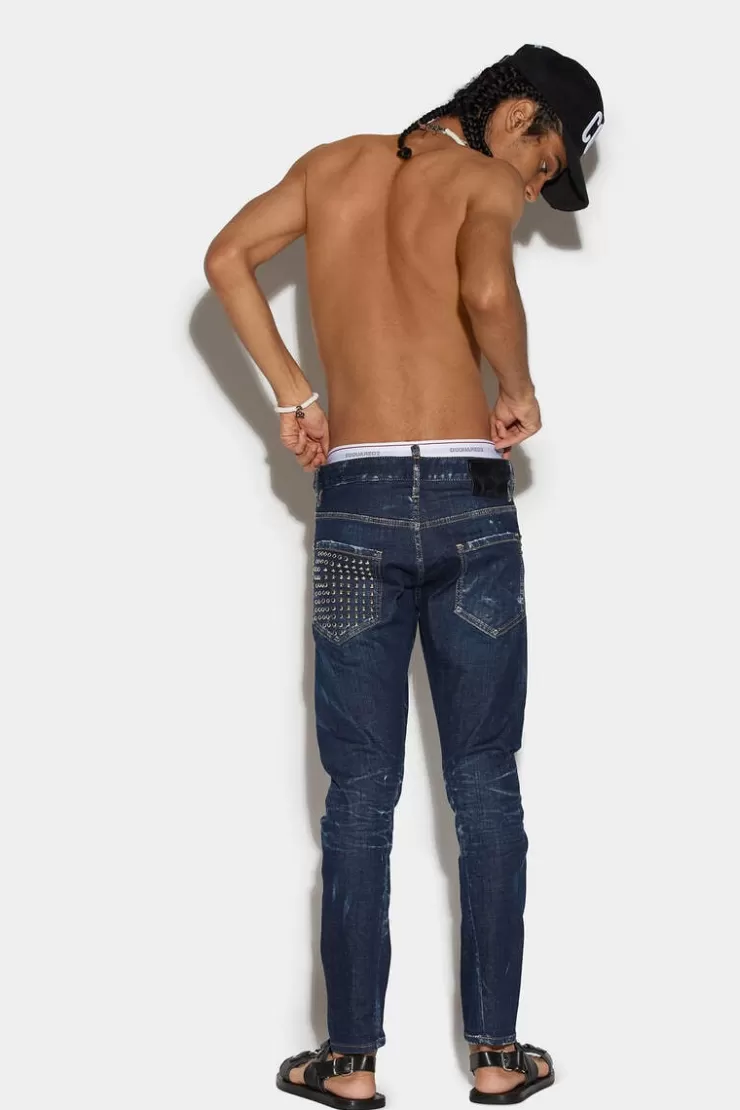 Dsquared2 Dark Clean Wash Sexy Twist Jeans>Uomo Jeans
