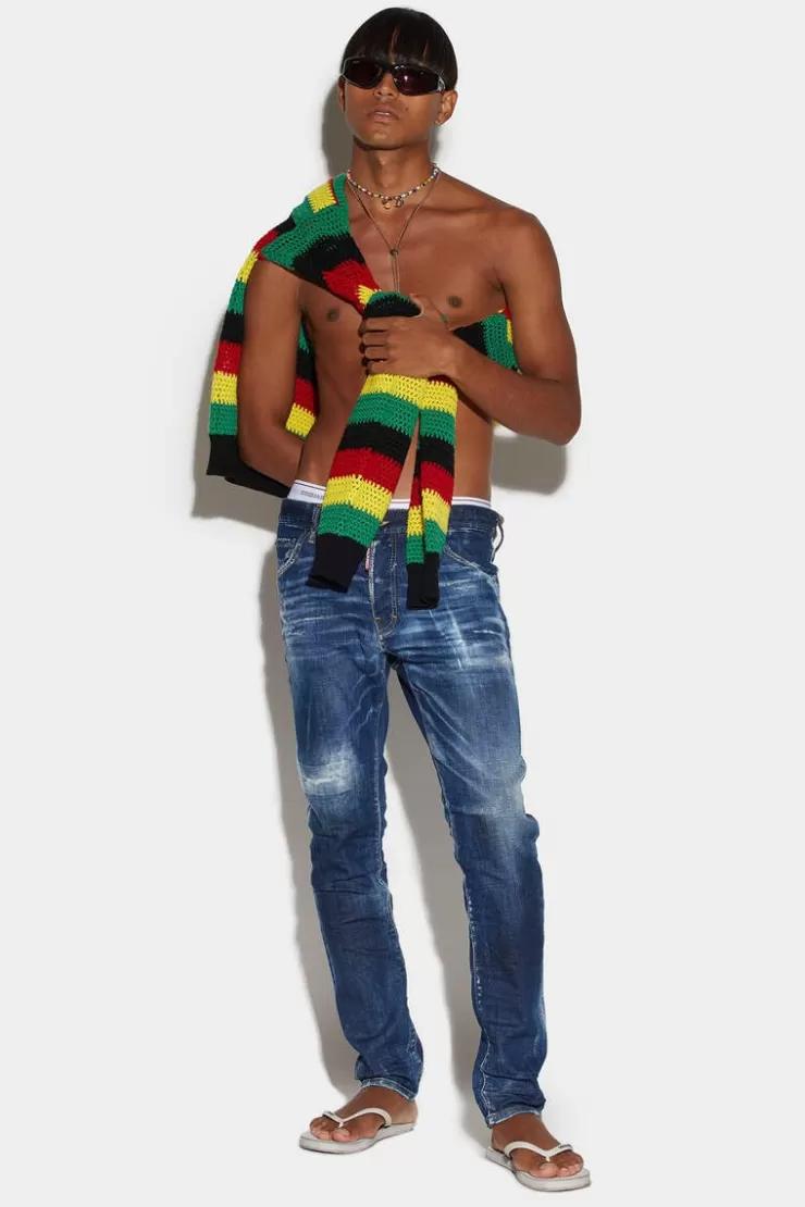 Dsquared2 Dark Crinckle Wash Cool Guy Jeans>Uomo Jeans