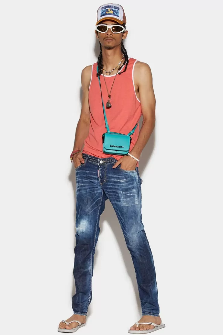Dsquared2 Dark Crinckle Wash Sexy Dean Jeans>Uomo Jeans