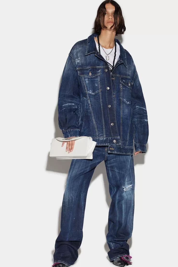 Dsquared2 Dark Sparkle Wash San Diego Jeans>Donna Jeans