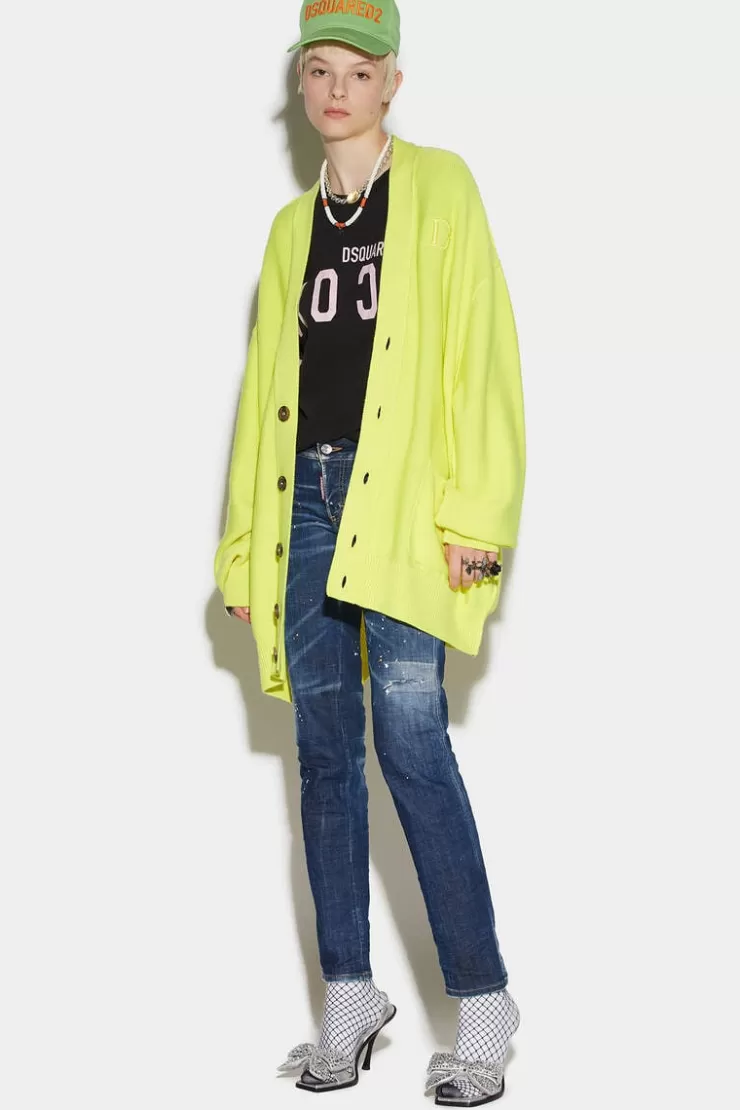 Dsquared2 Dark Techno Surf Wash Jennifer Jeans>Donna Jeans
