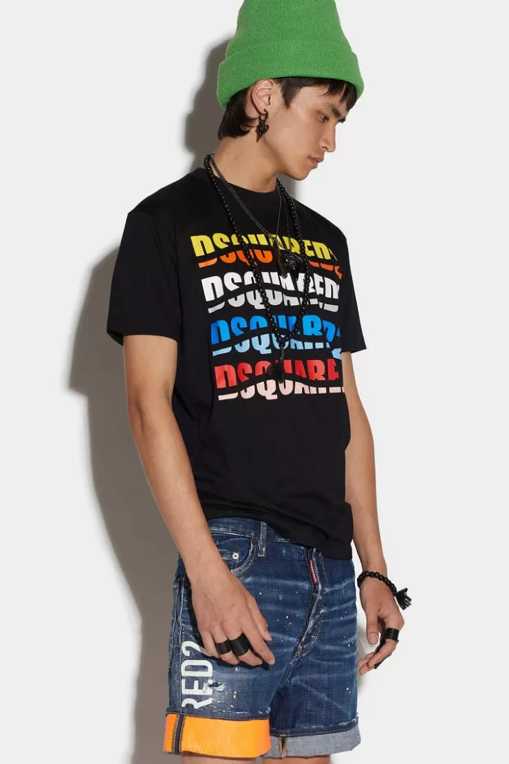 Dsquared2 Dark Tecno Surf Wash Marine Denim Shorts>Uomo Pantaloni Corti