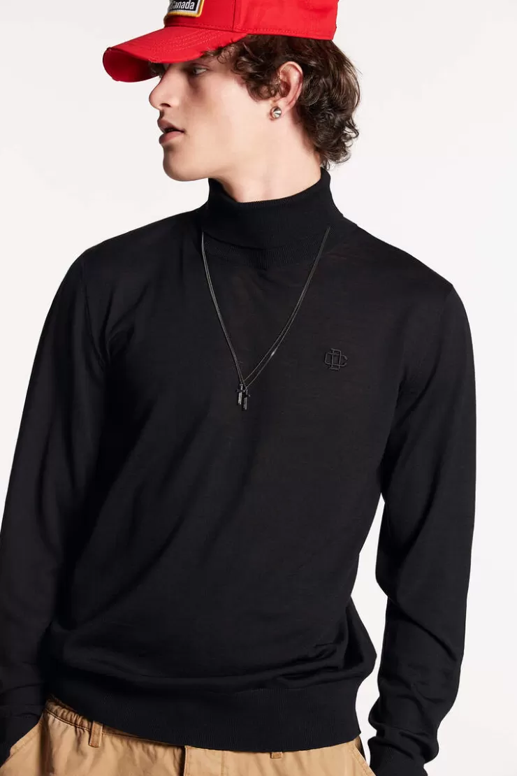 Dsquared2 Dc Turtleneck Knit>Uomo Maglieria